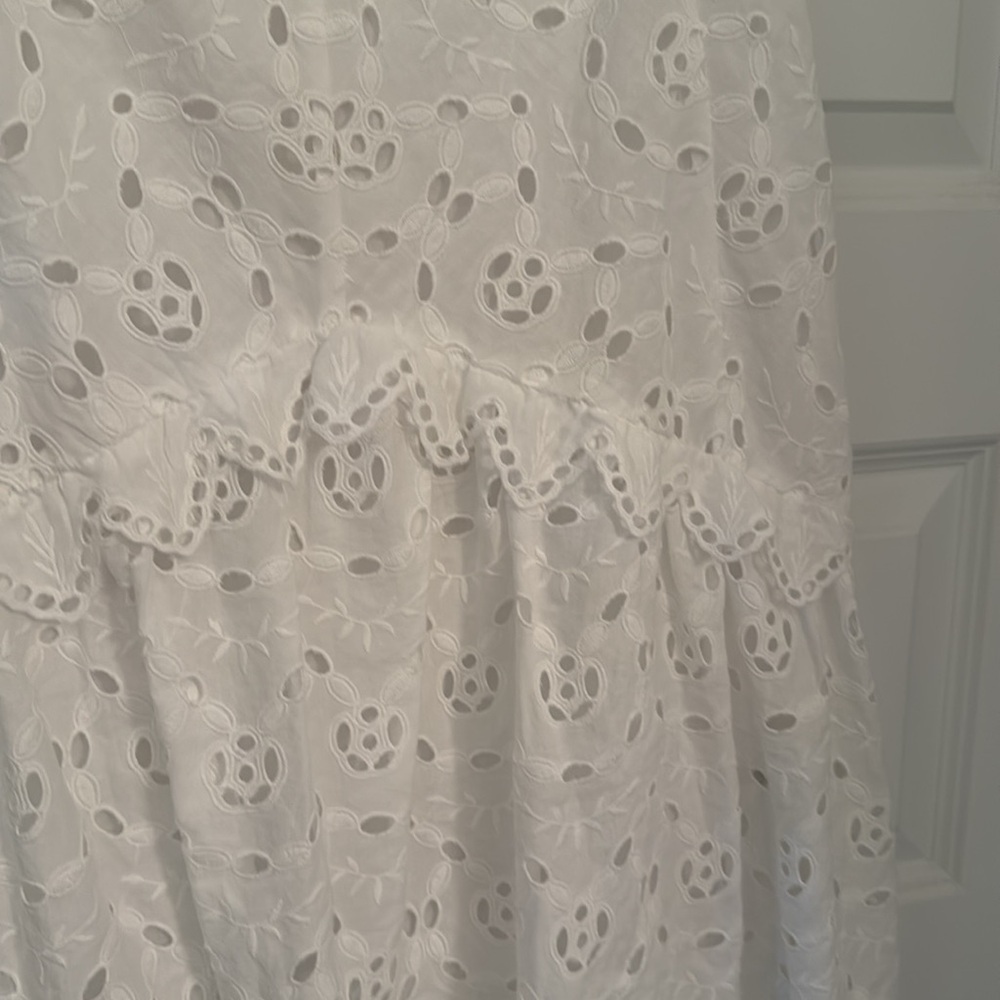 Rebecca Taylor Sleeveless Mina Eyelit Dress - Picture 9 of 15